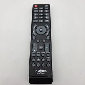 Genuine Insignia NS-RC01A-12 TV Remote For NS15E720A12 NS19E720A12 NS22E730A12